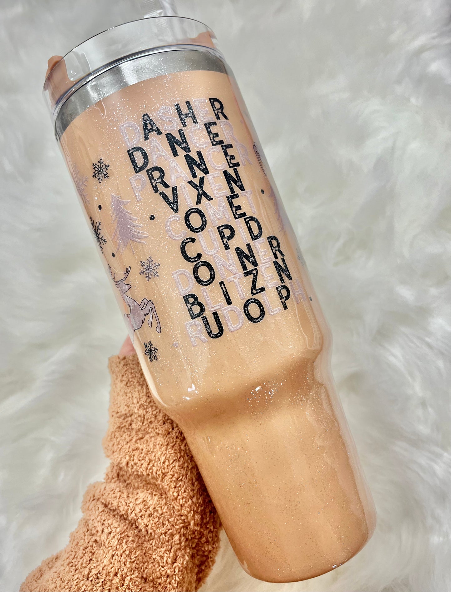 Christmas Tumbler Glitter Christmas Tumbler Plaid Tumbler 40oz Tumbler Epoxy Tumblers