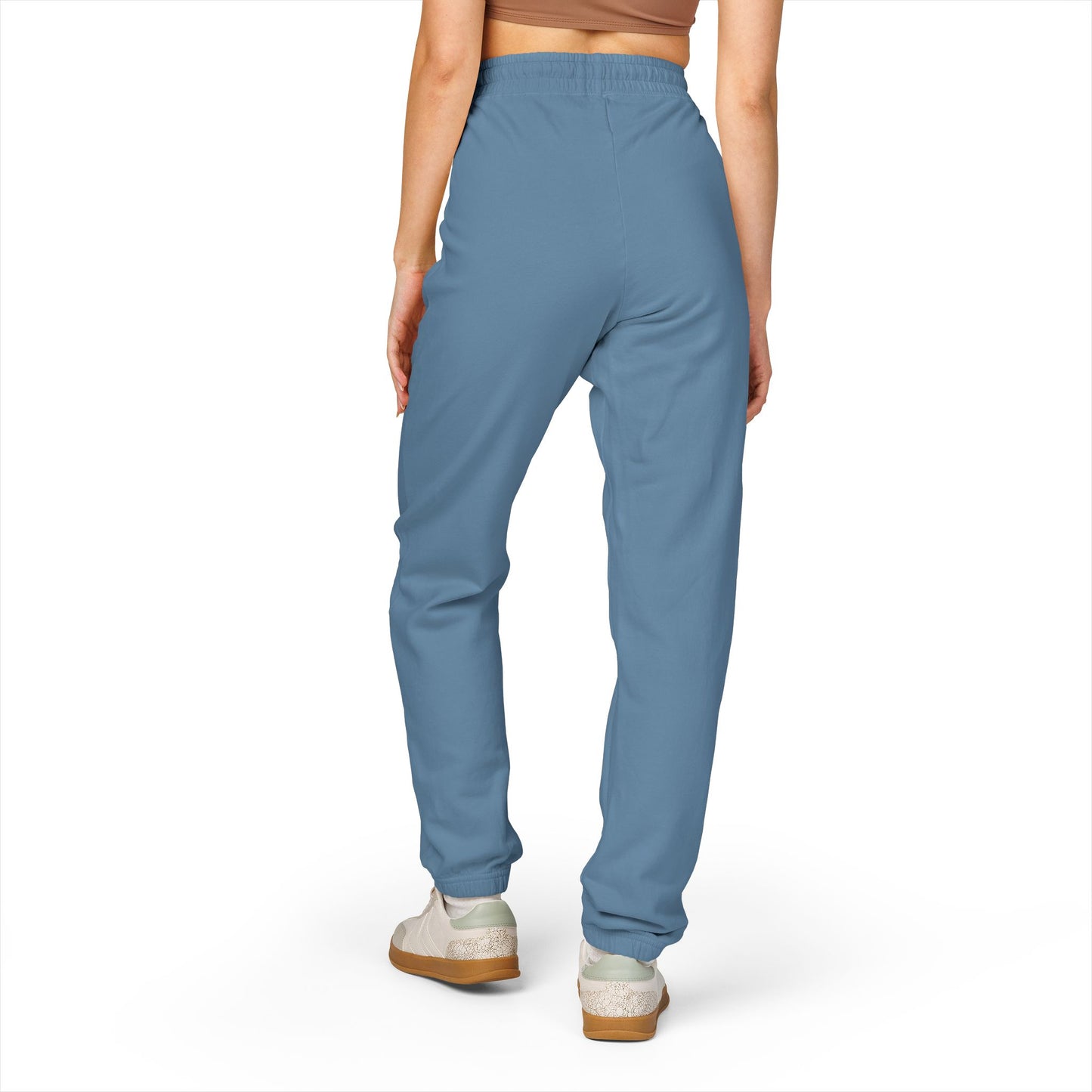 Fleece Sweatpants — 'Good Vibes' Side Script Joggers