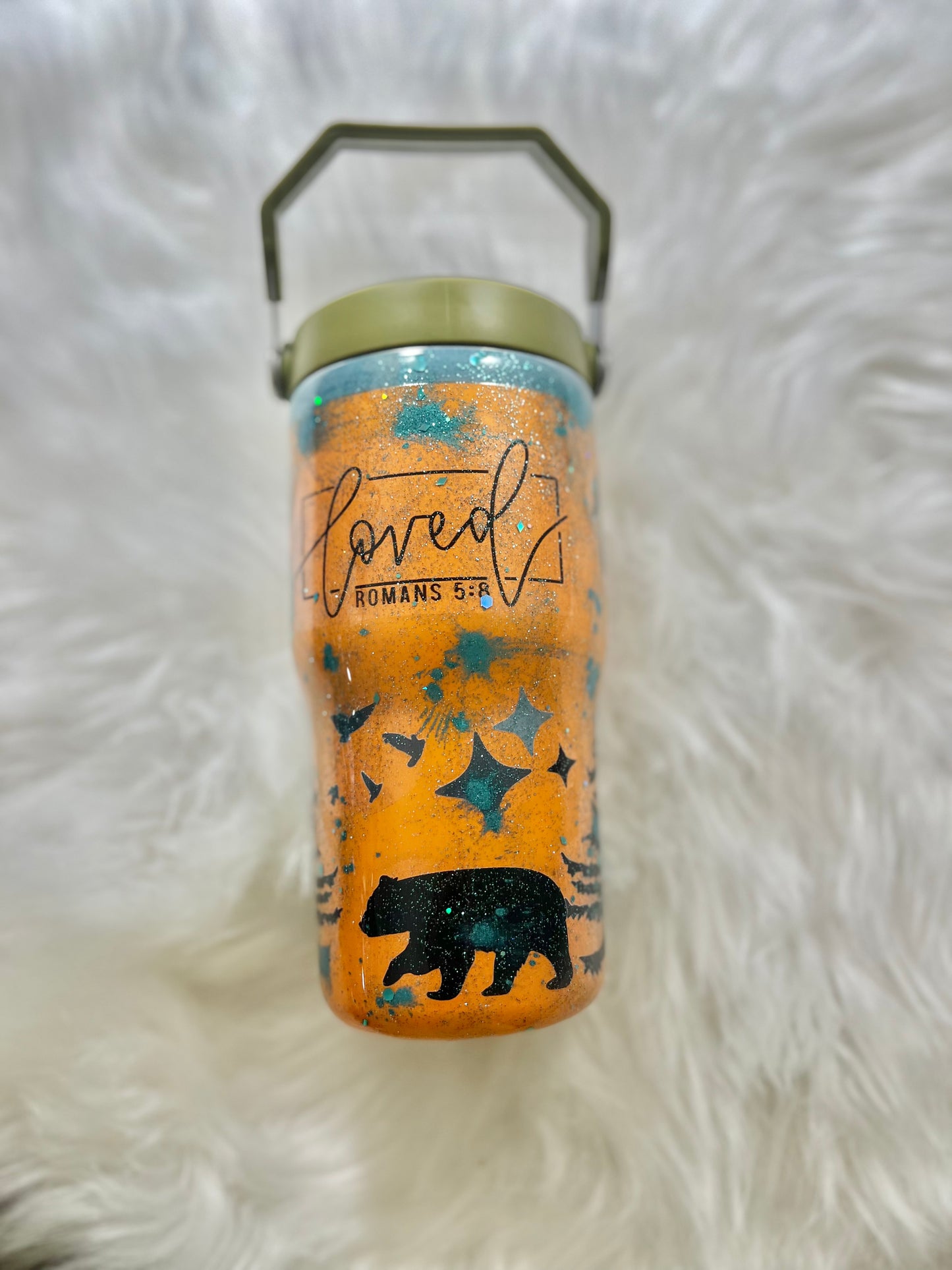 Loved Roman’s 5:8 20oz Flip Straw tumbler