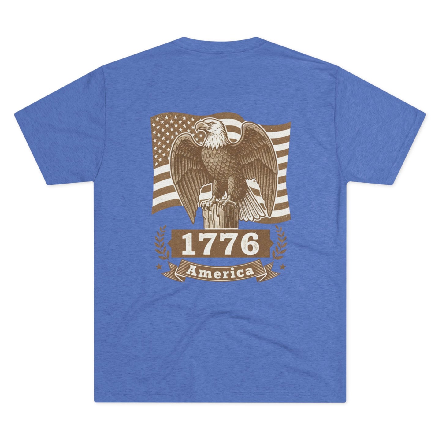1776 Vintage Eagle American Flag T-Shirt