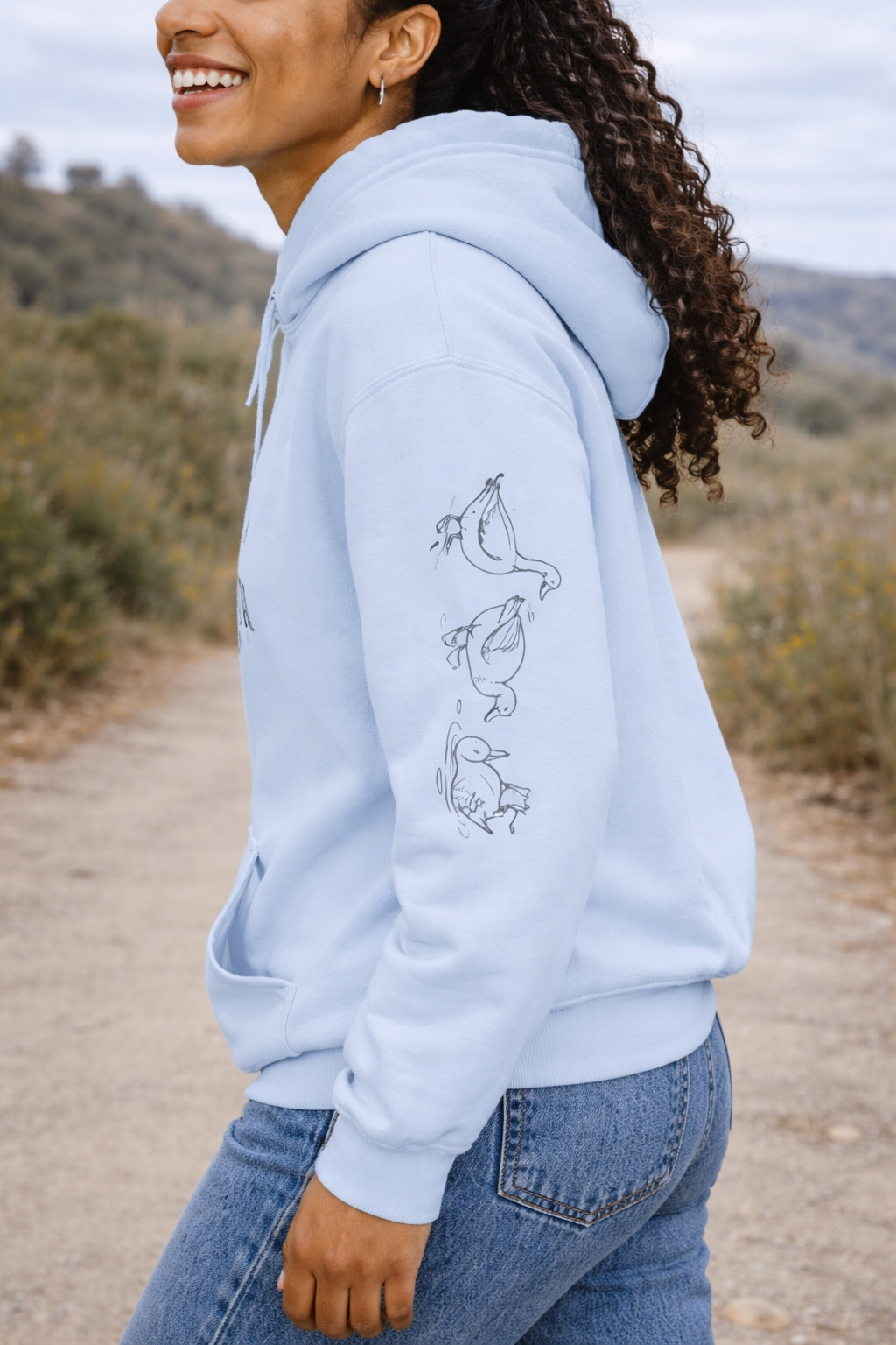 Faith Walking Hoodie — "Walking by Faith, Praying Constantly" Christian Pullover