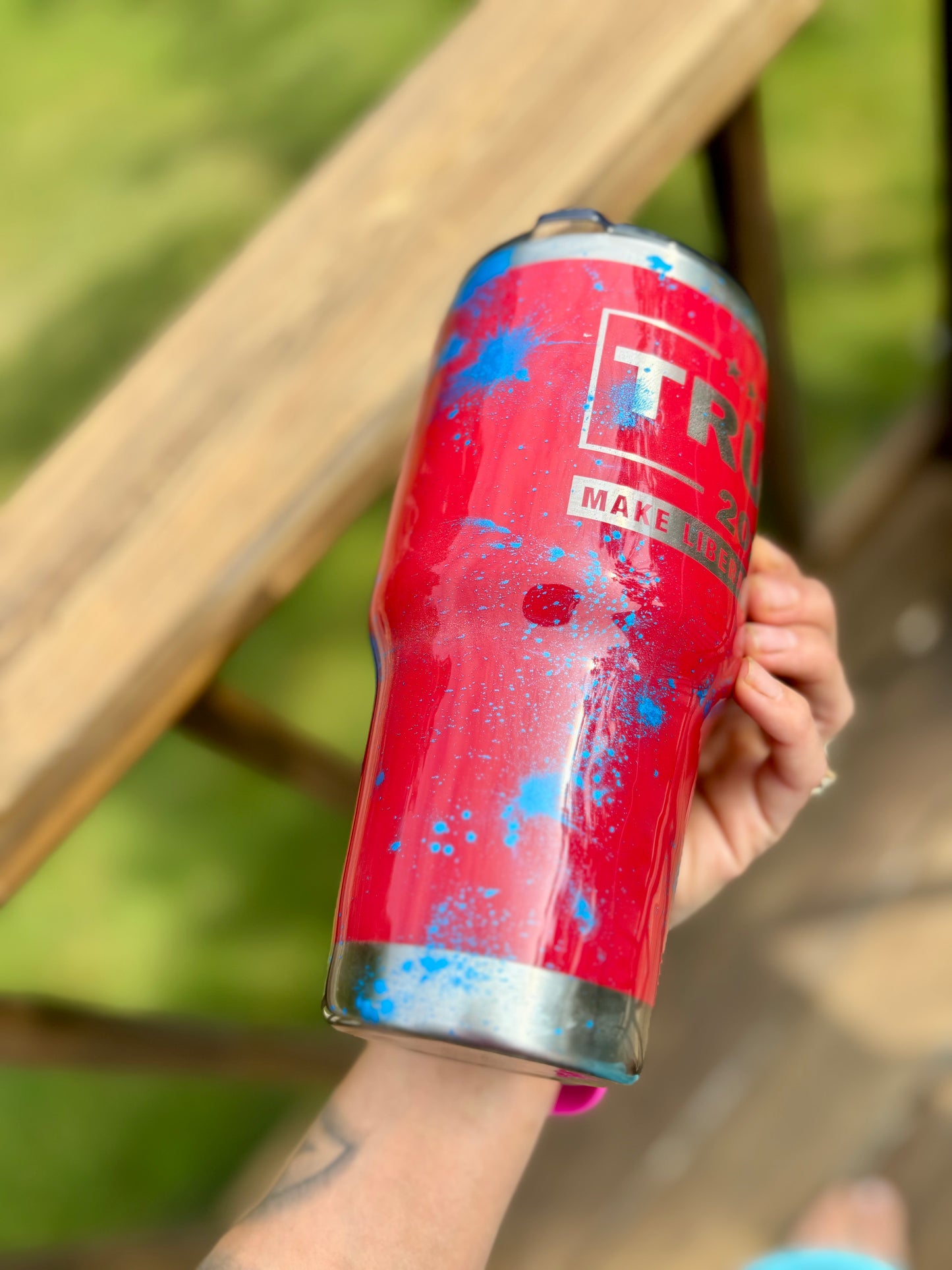 Trump 2024 Make Liberals Cry Again 30oz. Insulated Tumbler Trump Train Trump Cup