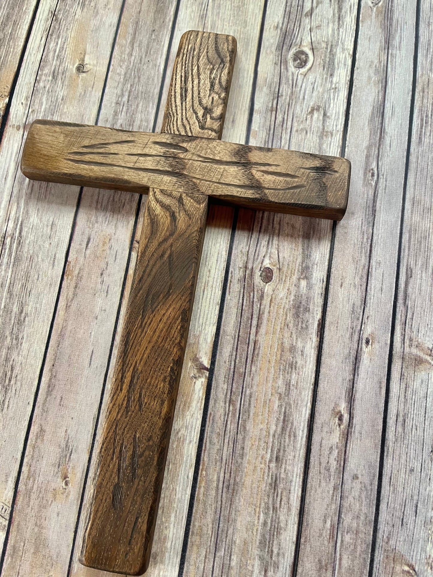 Rustic cross Baptism gift wedding gift anniversary gift wooden cross art wooden art sculpture