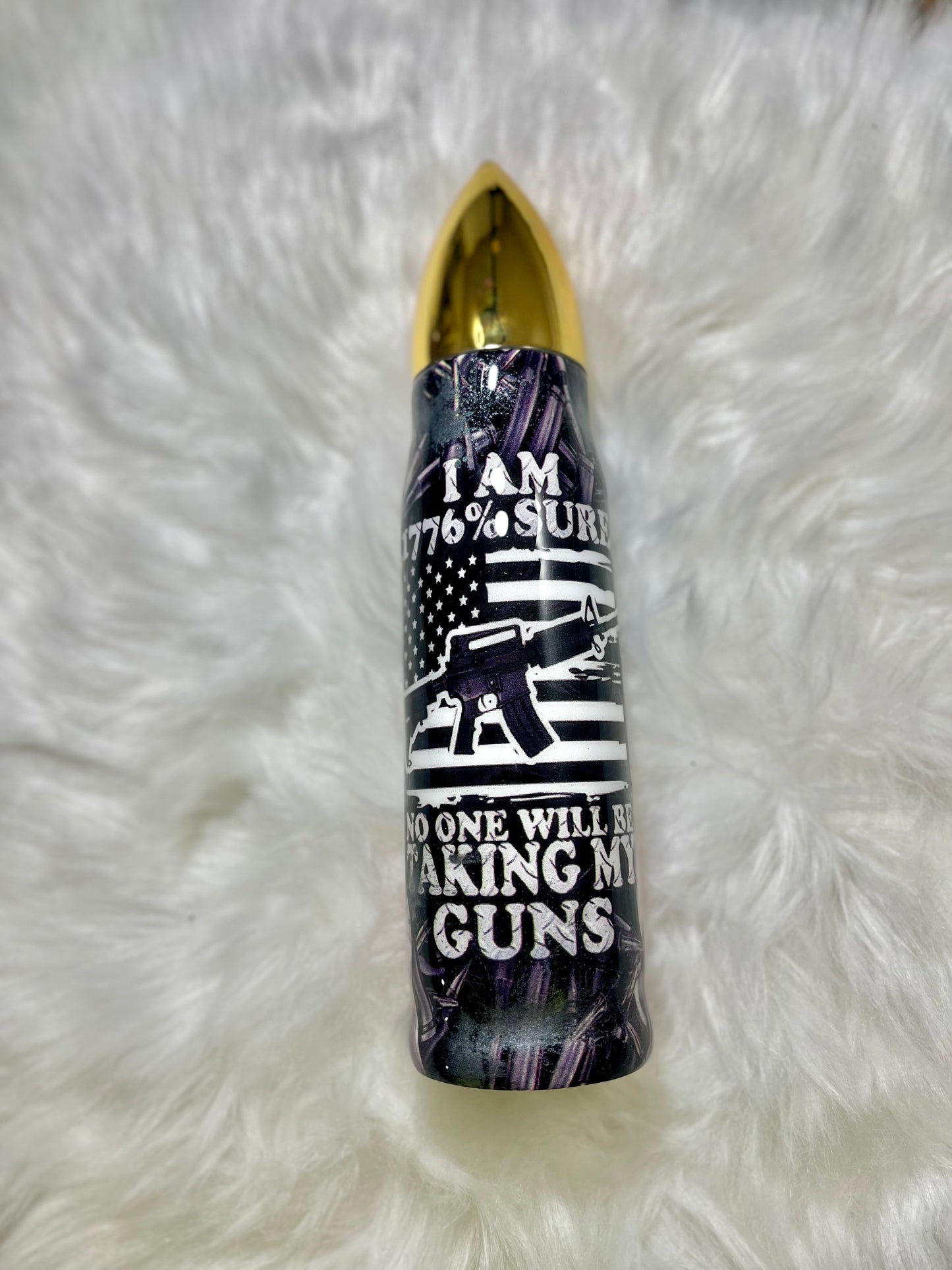 I Am 1776 Sure No One Will Be Taking My Guns Tumbler American Flag Tumbler