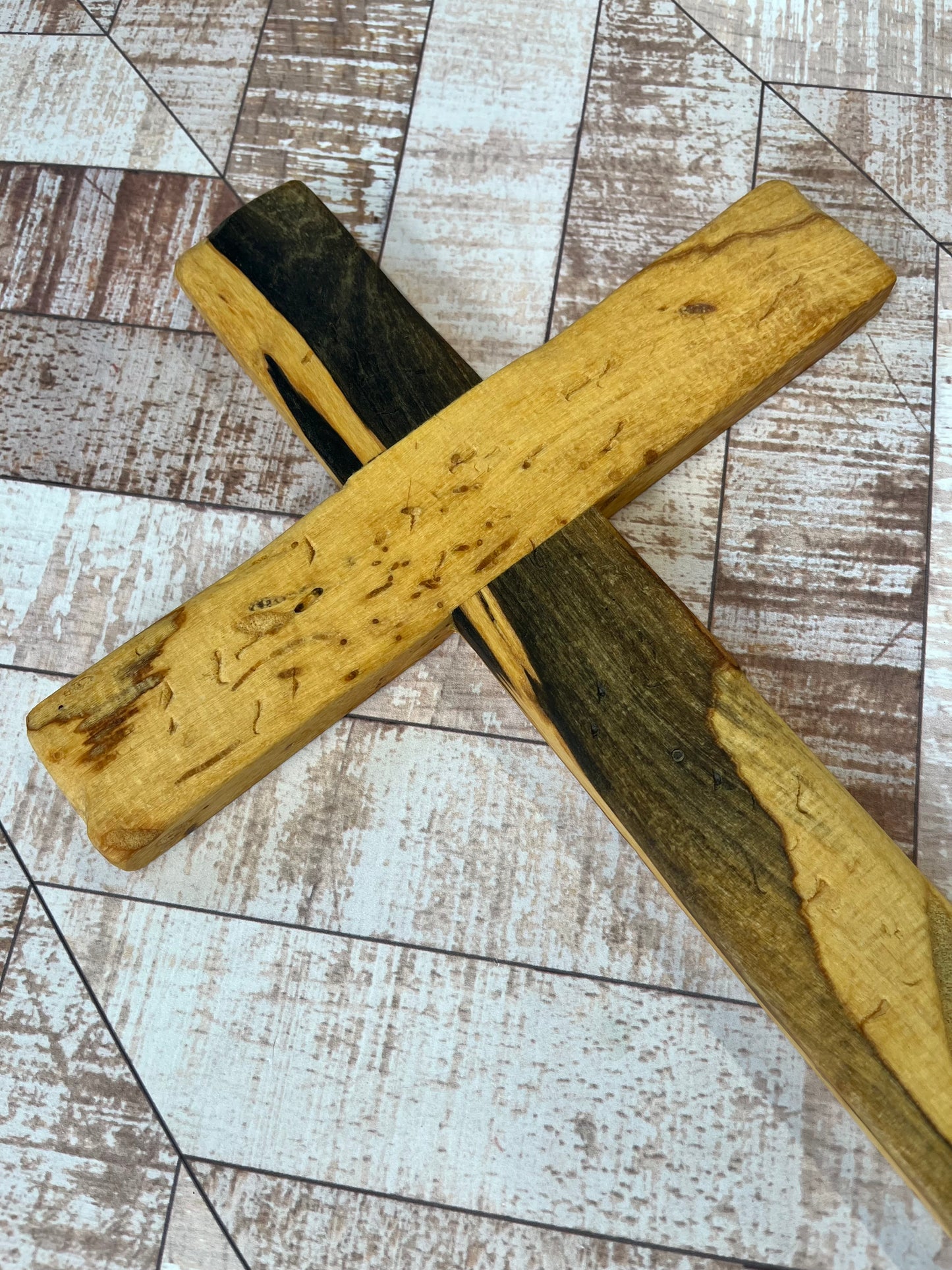 Rustic cross Baptism gift wedding gift anniversary gift wooden cross art wooden art sculpture