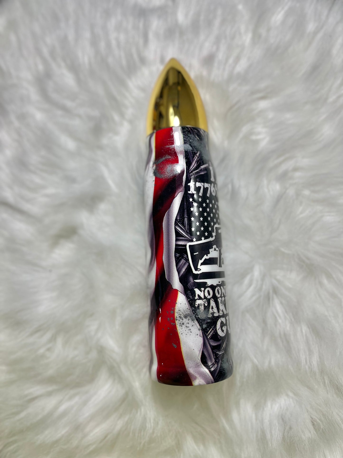I Am 1776 Sure No One Will Be Taking My Guns Tumbler American Flag Tumbler