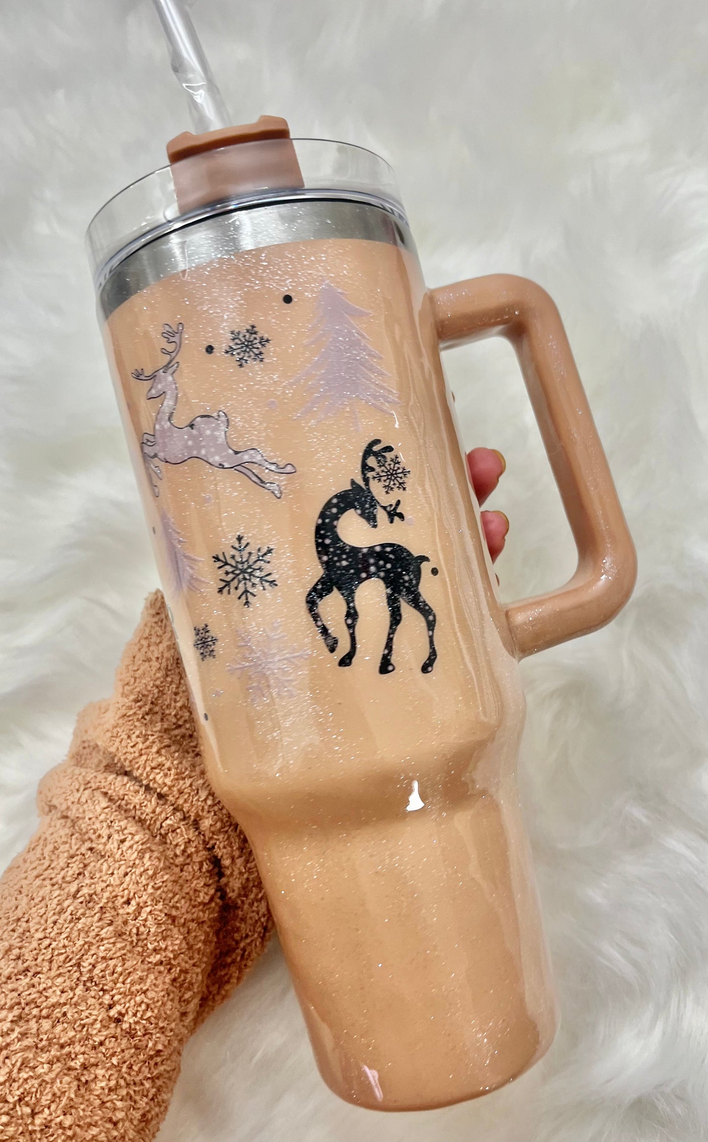 Christmas Tumbler Glitter Christmas Tumbler Plaid Tumbler 40oz Tumbler Epoxy Tumblers