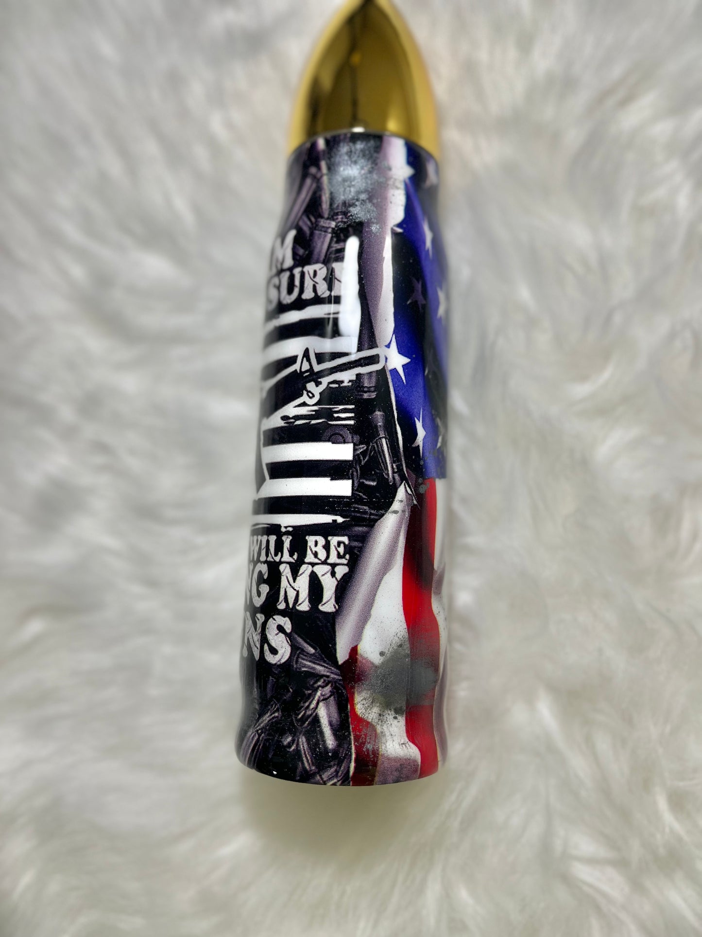 I Am 1776 Sure No One Will Be Taking My Guns Tumbler American Flag Tumbler