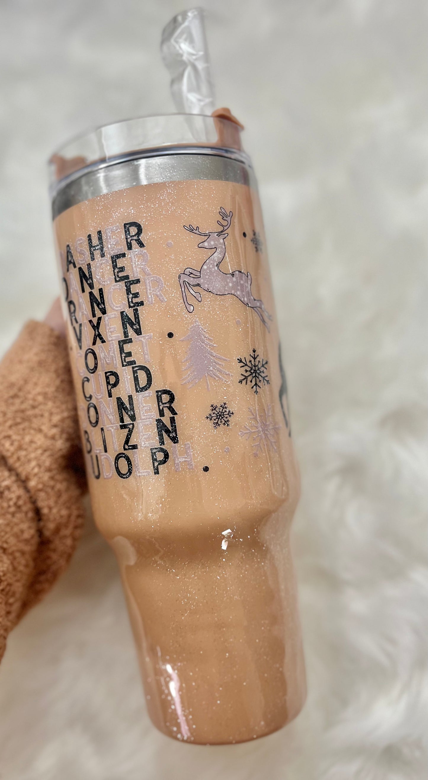 Christmas Tumbler Glitter Christmas Tumbler Plaid Tumbler 40oz Tumbler Epoxy Tumblers