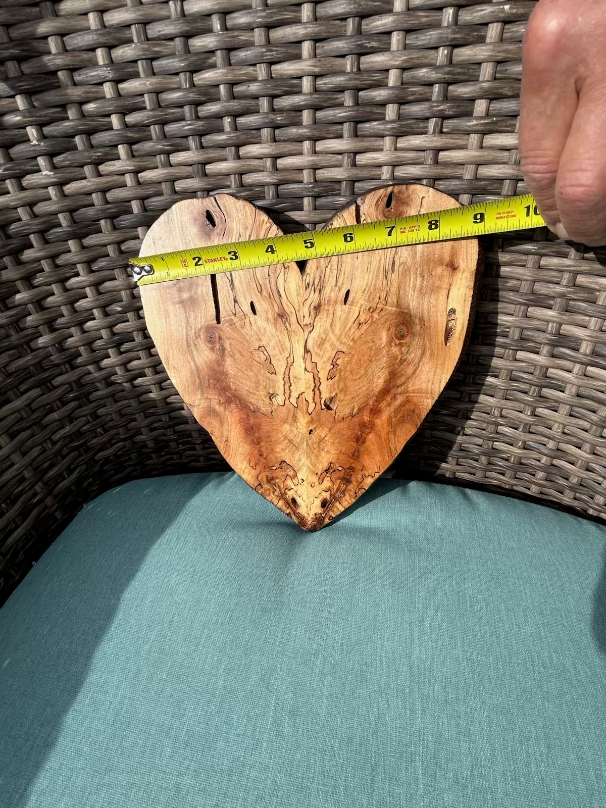 Wooden heart wooden art abstract art wall hanging heart wooden heart with hanging strip