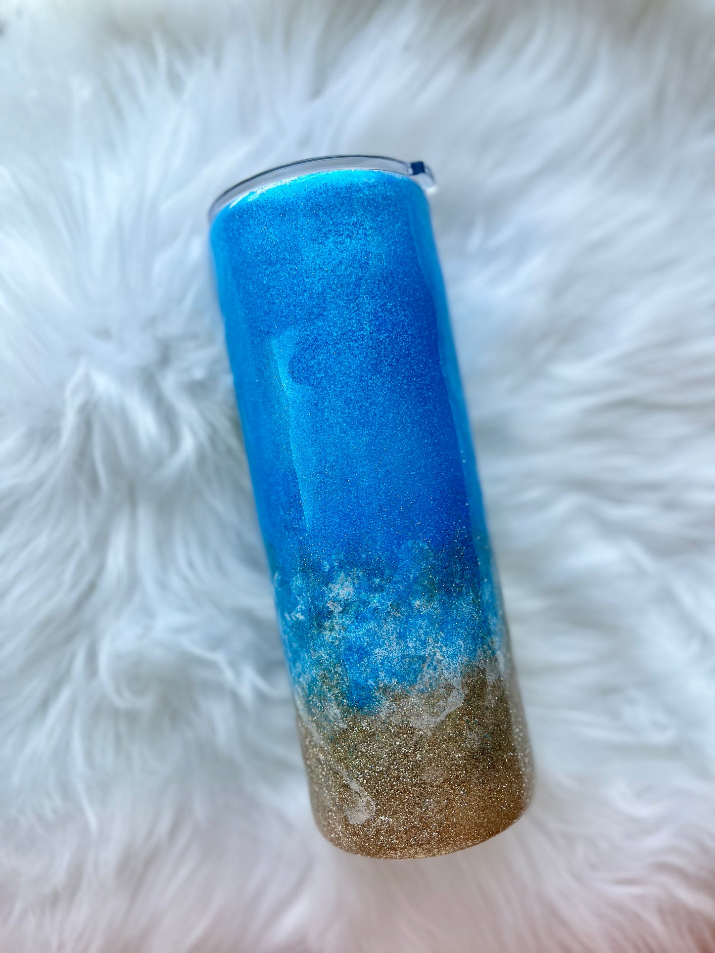In Oceans Deep My Faith Will Stand Beach Tumbler
