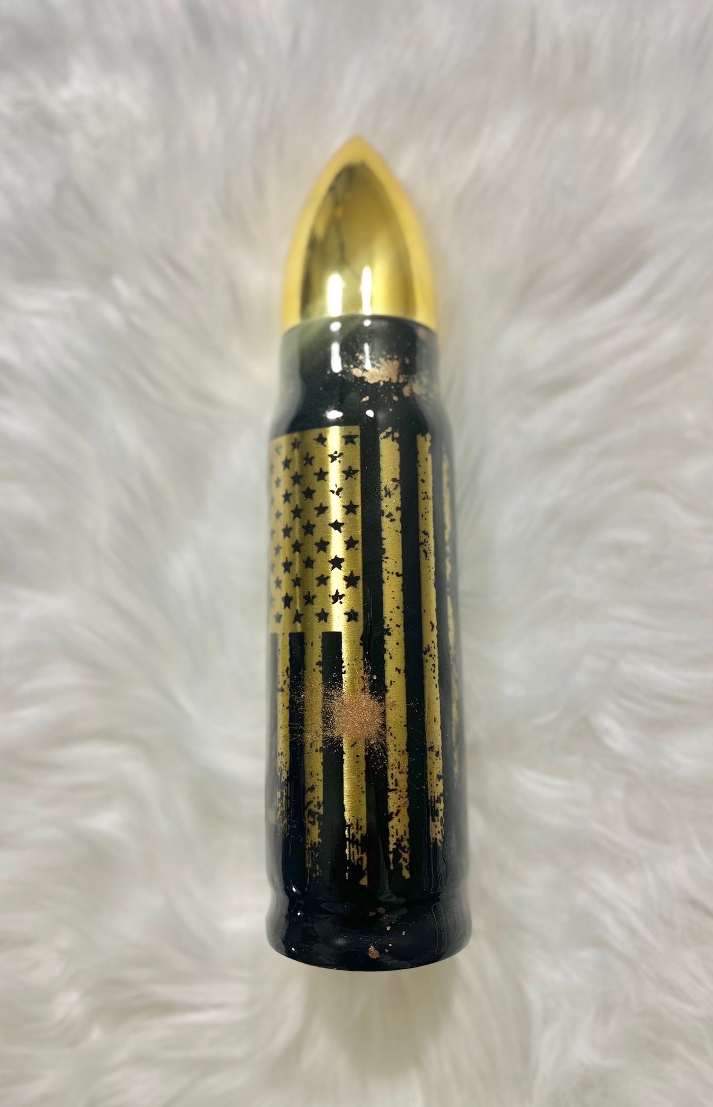 Bullet Tumbler Brass Bullet Bullet Tumbler American Flag Tumbler
