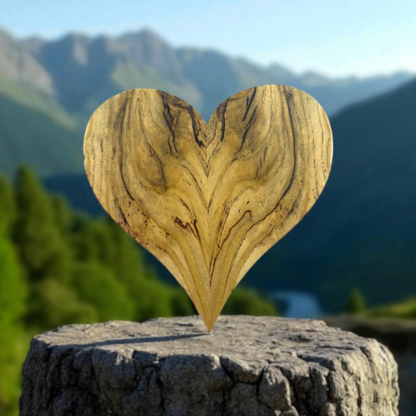 Wooden heart