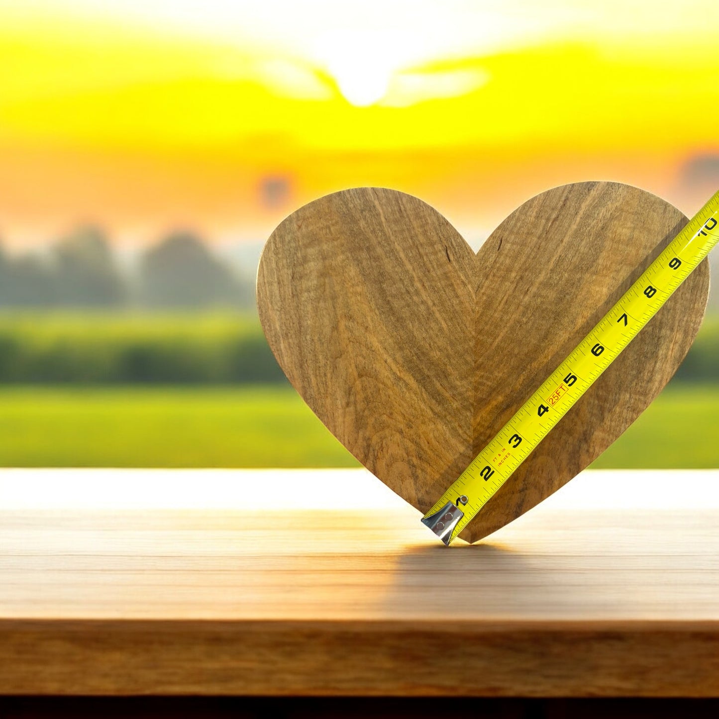 handcrafted Wooden heart