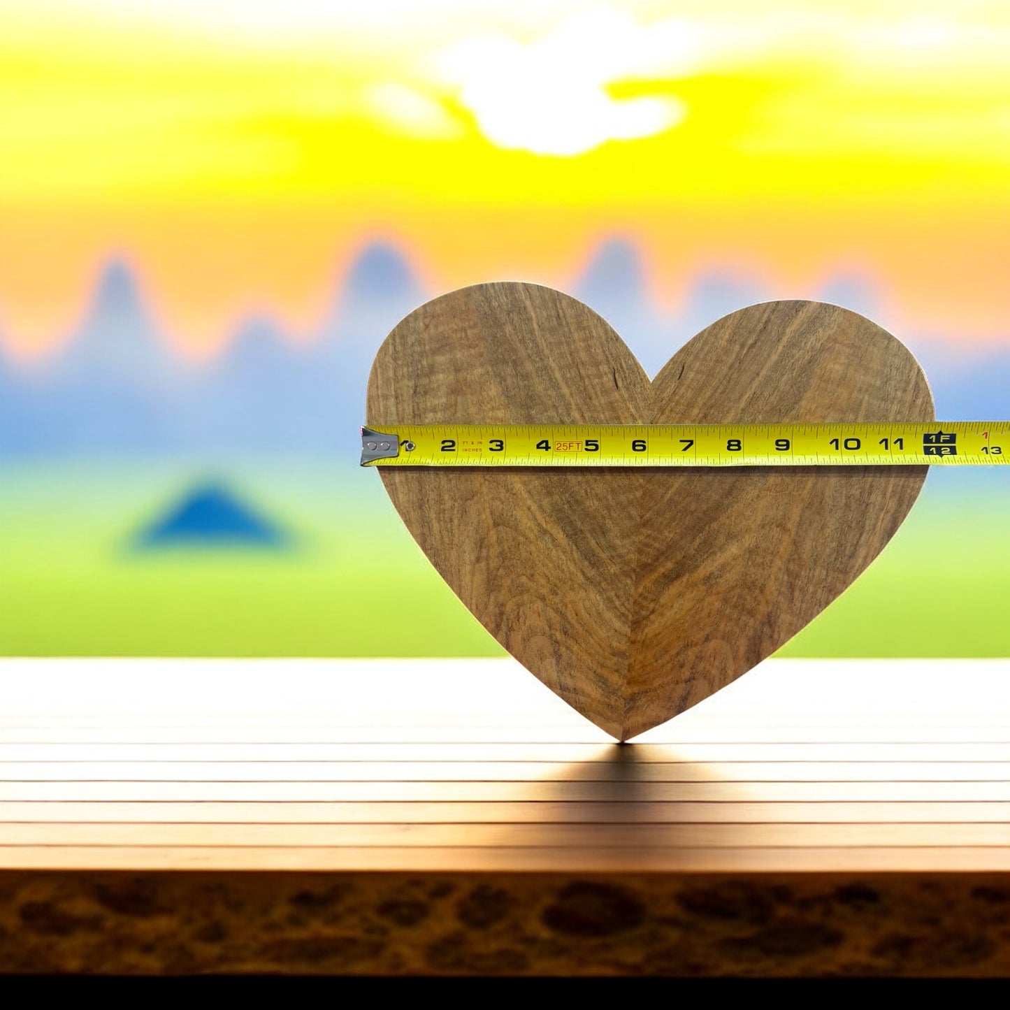 handcrafted Wooden heart