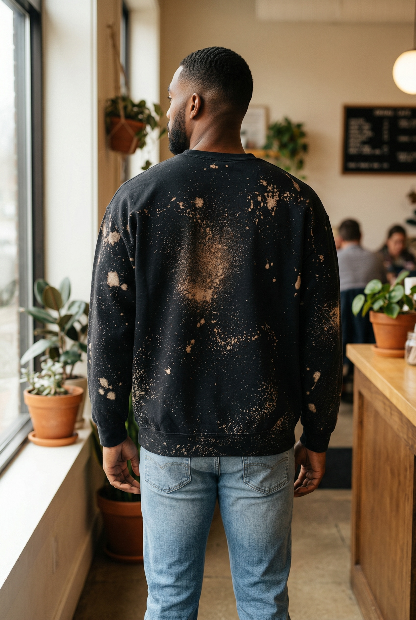 Do not fear bleached sweatshirt