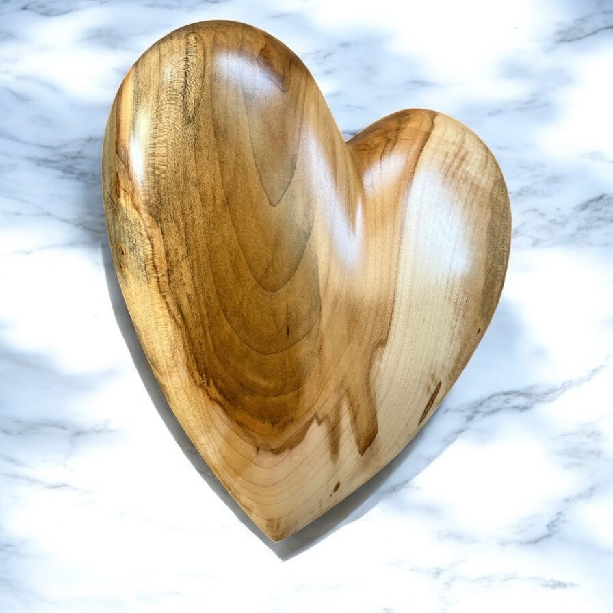 3 D heart Maple Wood Anniversarie gift 20th anniversary wooden Art birthday gift Mother’s Day gift Wooden heart wall hanging heart wood