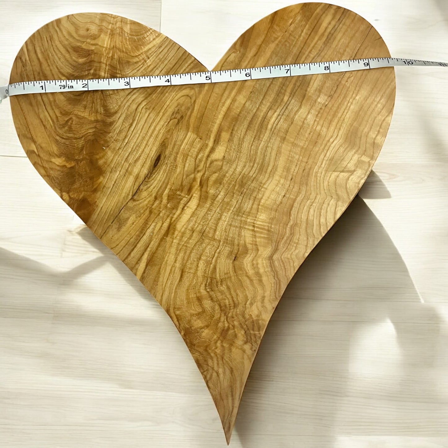 Wooden heart wooden art abstract art wooden sculpture wall hanging heart wooden heart with hanging strip