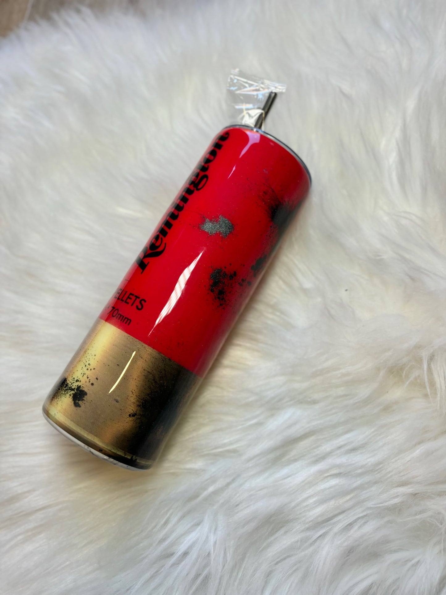 Shotgun shell skinny tumbler 20oz.