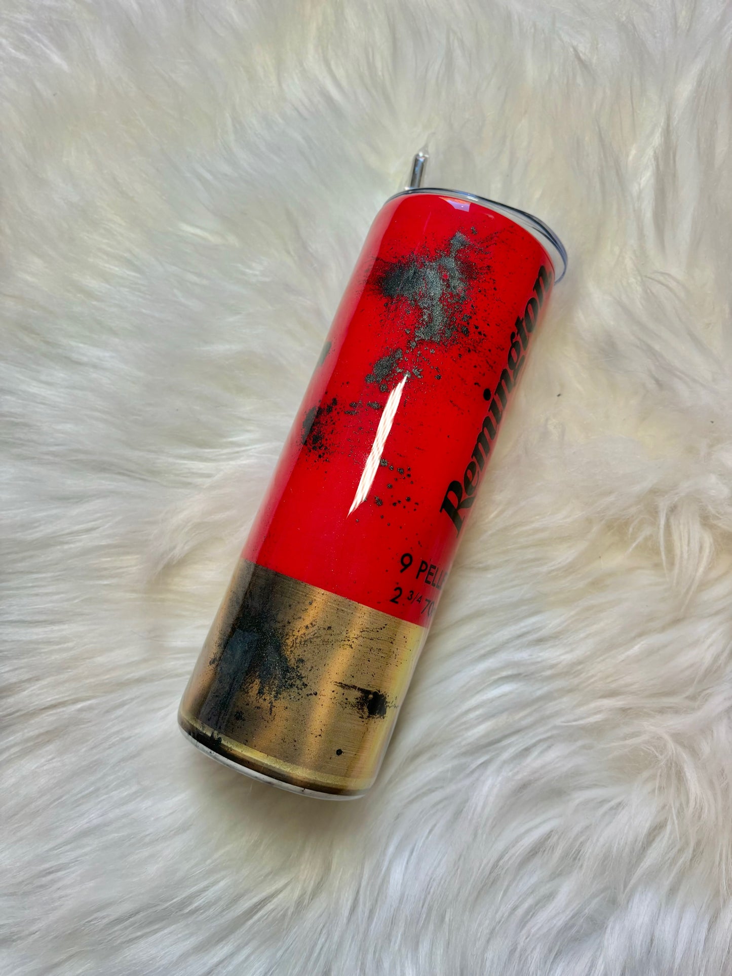 Shotgun shell skinny tumbler 20oz.