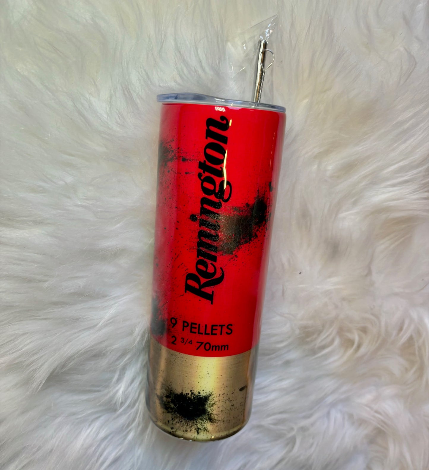 Shotgun shell skinny tumbler 20oz.