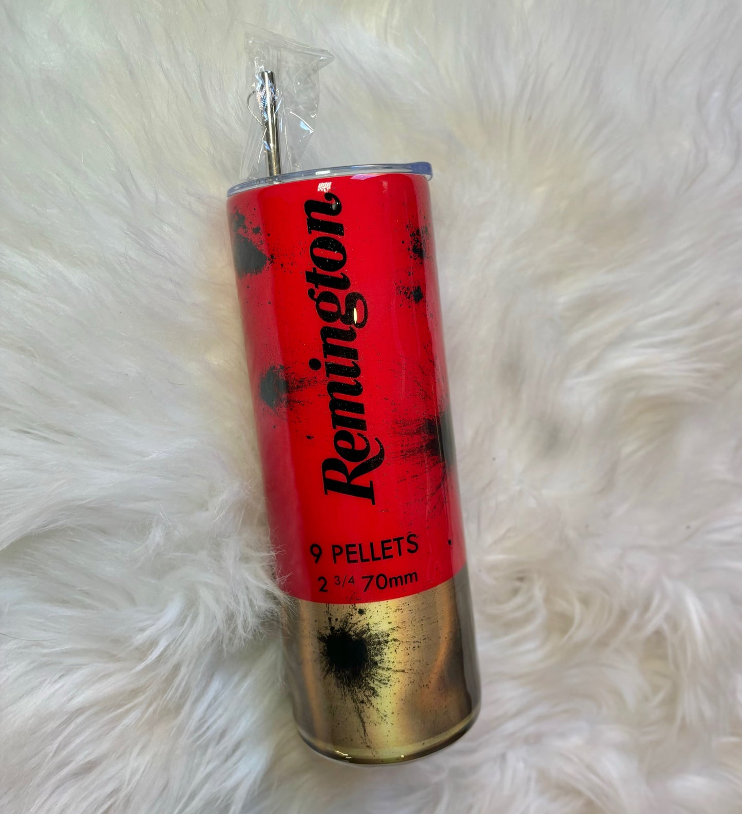 Shotgun shell skinny tumbler 20oz.