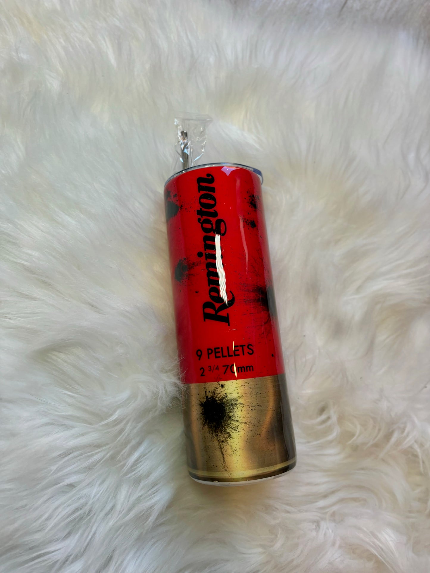 Shotgun shell skinny tumbler 20oz.