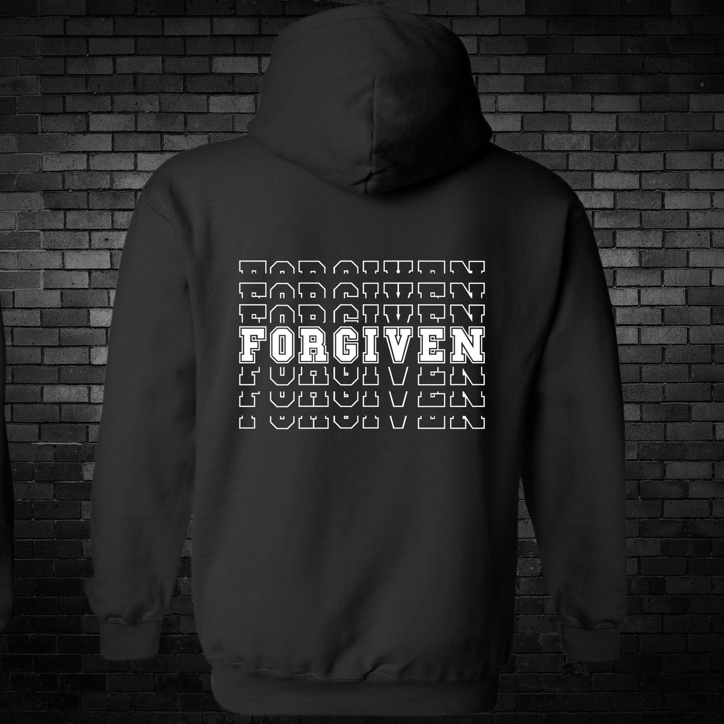 FORGIVEN Black Jerzees HOODIE