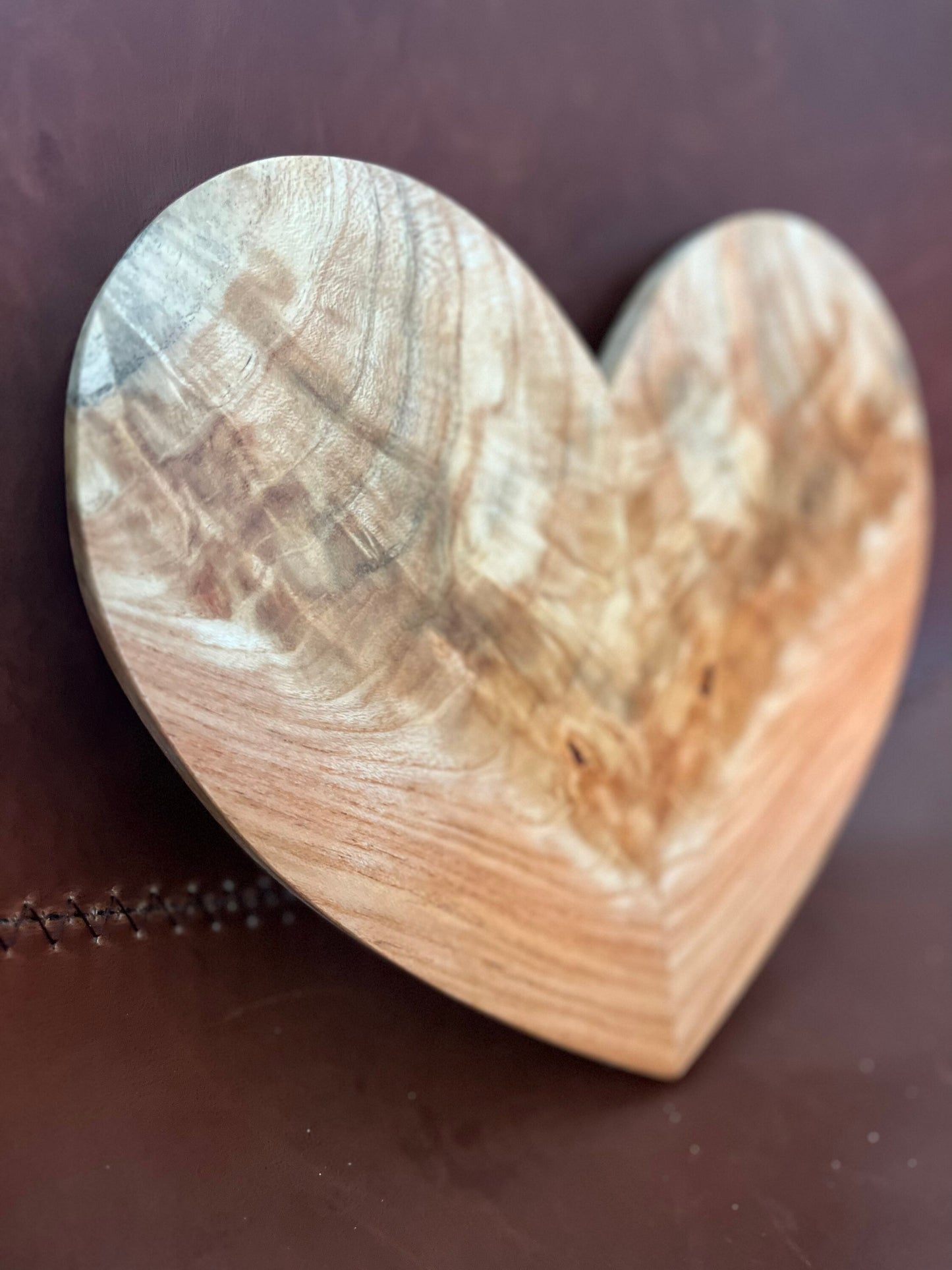 Wooden heart wooden art abstract art wall hanging heart wooden heart with hanging strip