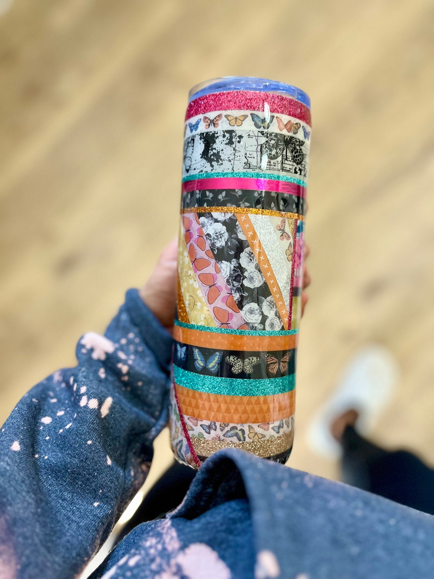 Butterfly tumbler Butterfly Gift Birthday Gift Scripture Tumbler Faith pray skinny timber 20oz tumbler scripture tumbler proverbs tumblers