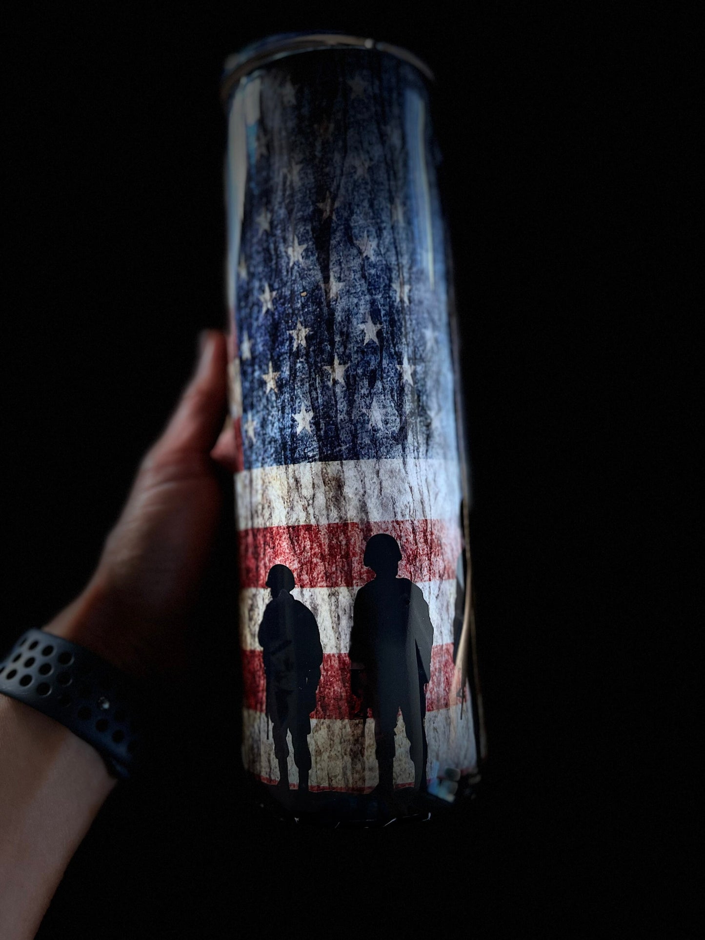 American Soldiers Tumbler Vintage American Flag Tumbler We the People Skinny Tumbler We the people American Flag Tumbler American Flag USA