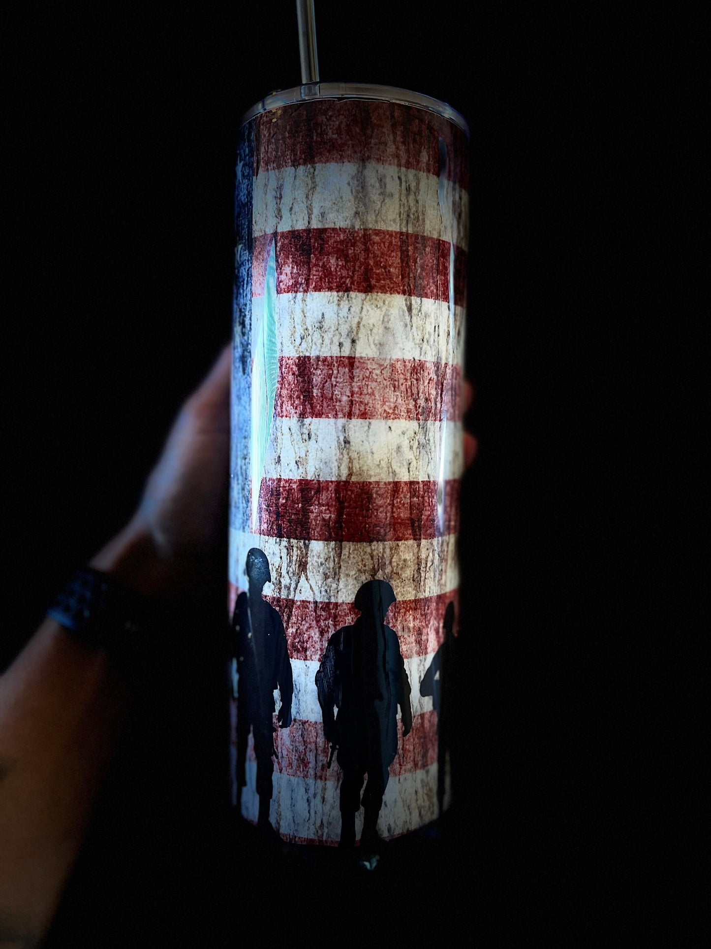 American Soldiers Tumbler Vintage American Flag Tumbler We the People Skinny Tumbler We the people American Flag Tumbler American Flag USA