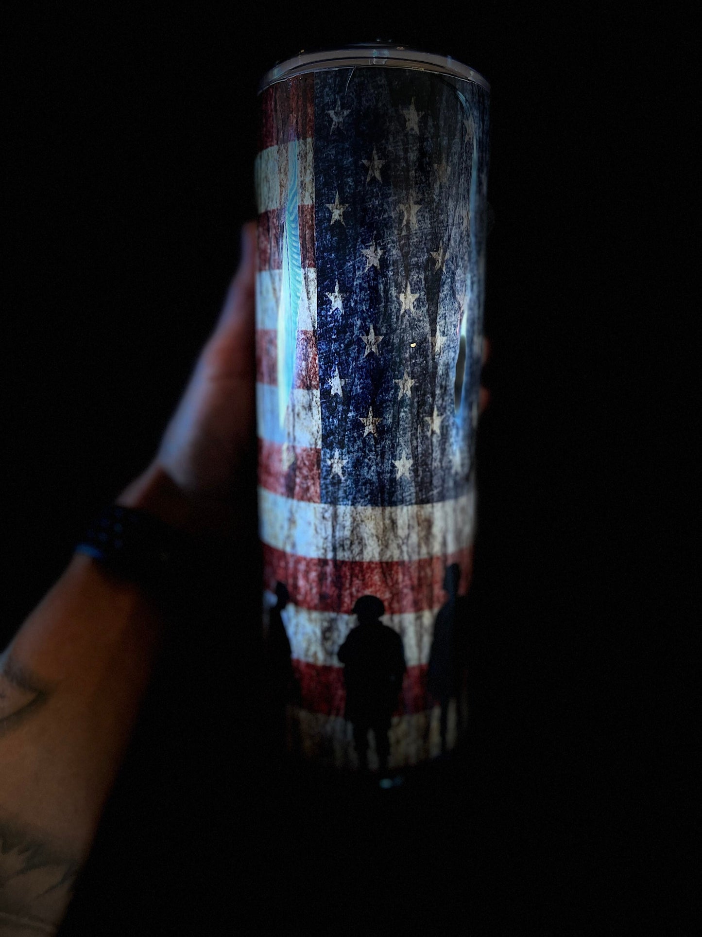 American Soldiers Tumbler Vintage American Flag Tumbler We the People Skinny Tumbler We the people American Flag Tumbler American Flag USA