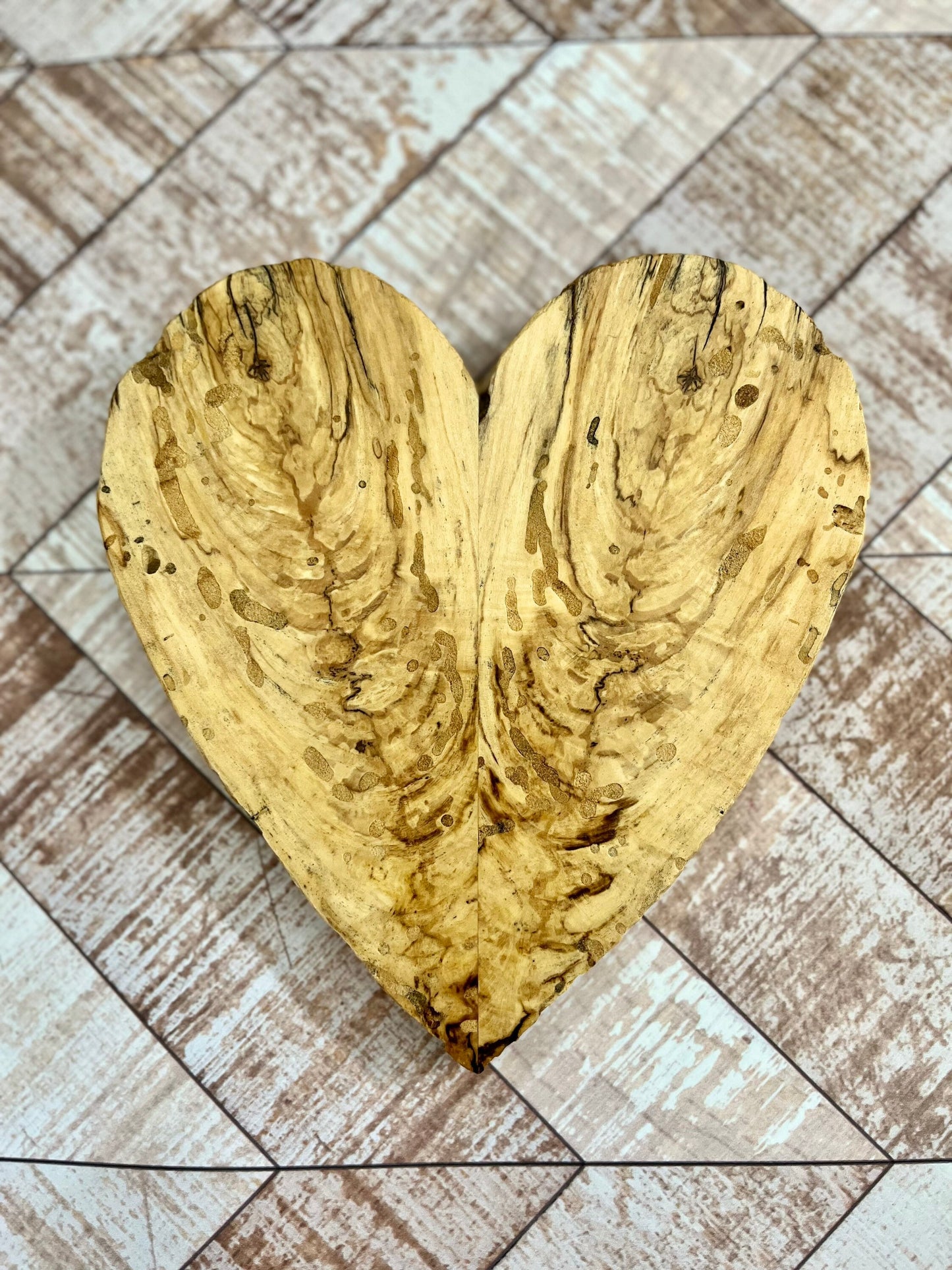 Wooden heart wooden art abstract art wall hanging heart wooden heart with hanging strip