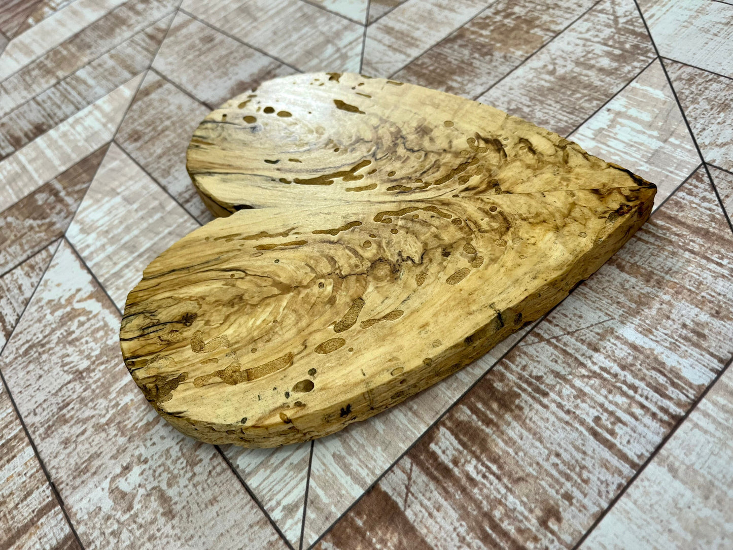 Wooden heart wooden art abstract art wall hanging heart wooden heart with hanging strip