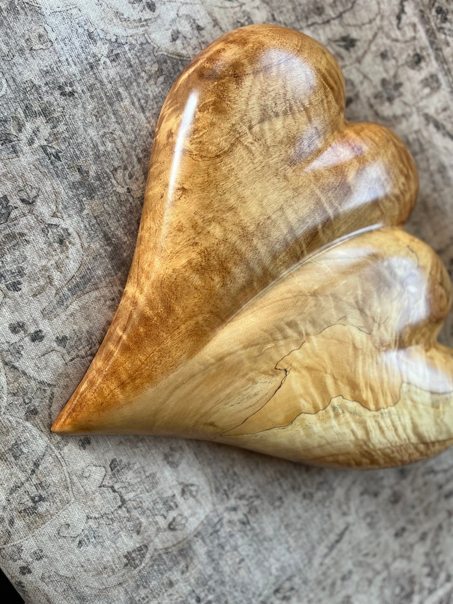 Then Two Shall Become One Sculpted Wooden Heart Wooden Sculptures Sculpted Art Art Sculptures Anniversary Gift Wedding Gift Unique Gift