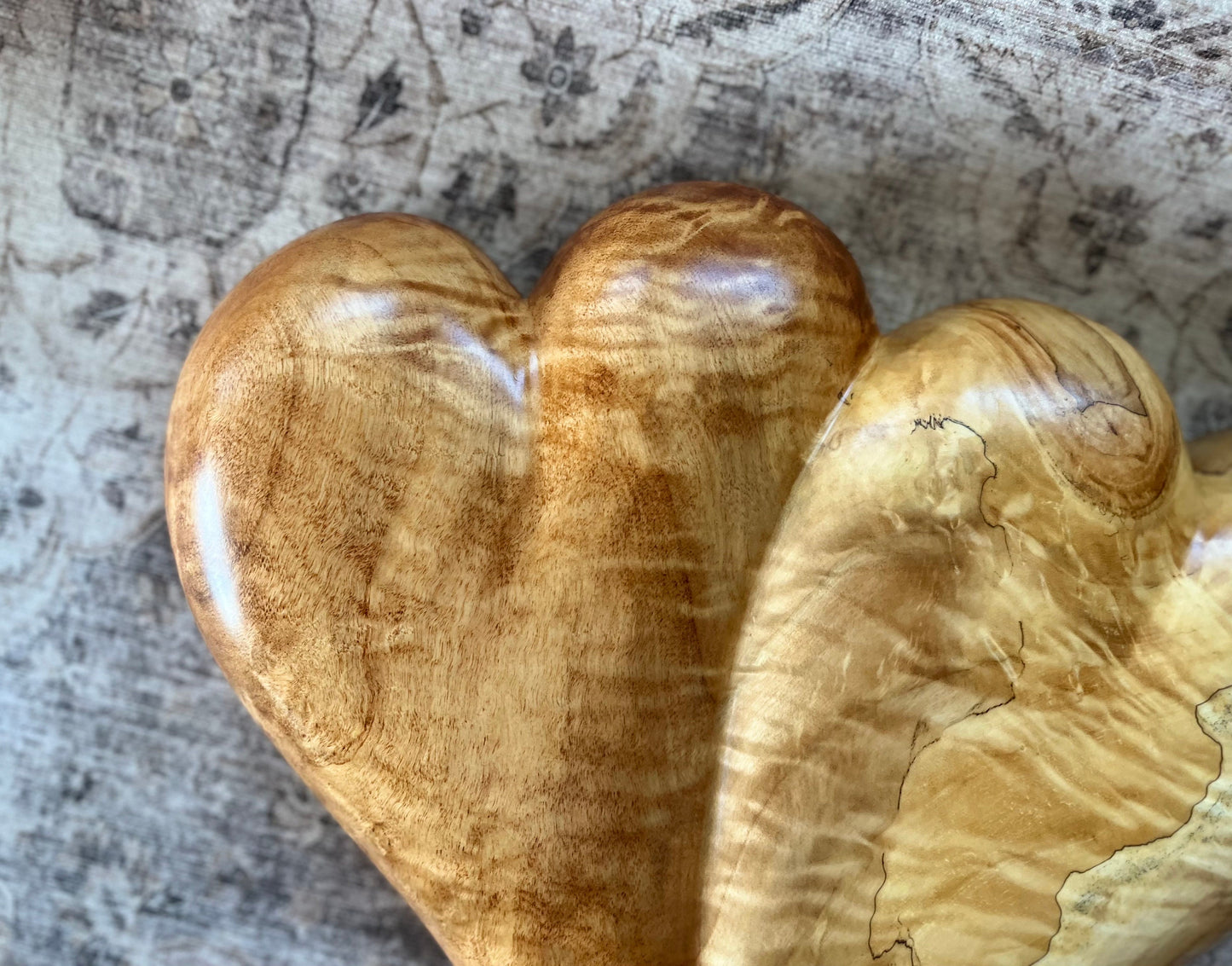 Then Two Shall Become One Sculpted Wooden Heart Wooden Sculptures Sculpted Art Art Sculptures Anniversary Gift Wedding Gift Unique Gift
