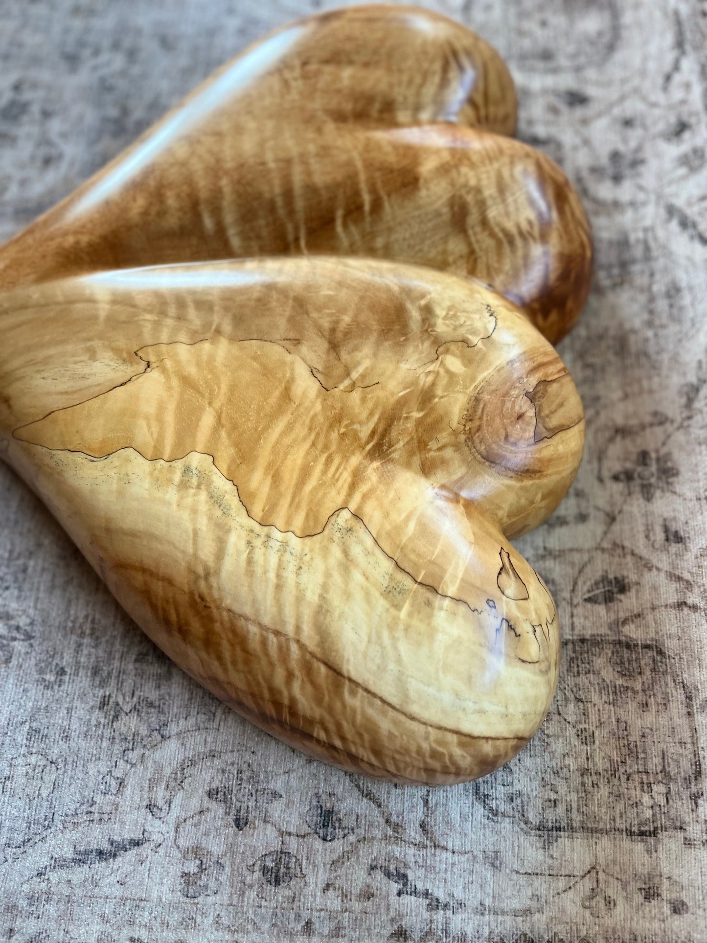 Then Two Shall Become One Sculpted Wooden Heart Wooden Sculptures Sculpted Art Art Sculptures Anniversary Gift Wedding Gift Unique Gift