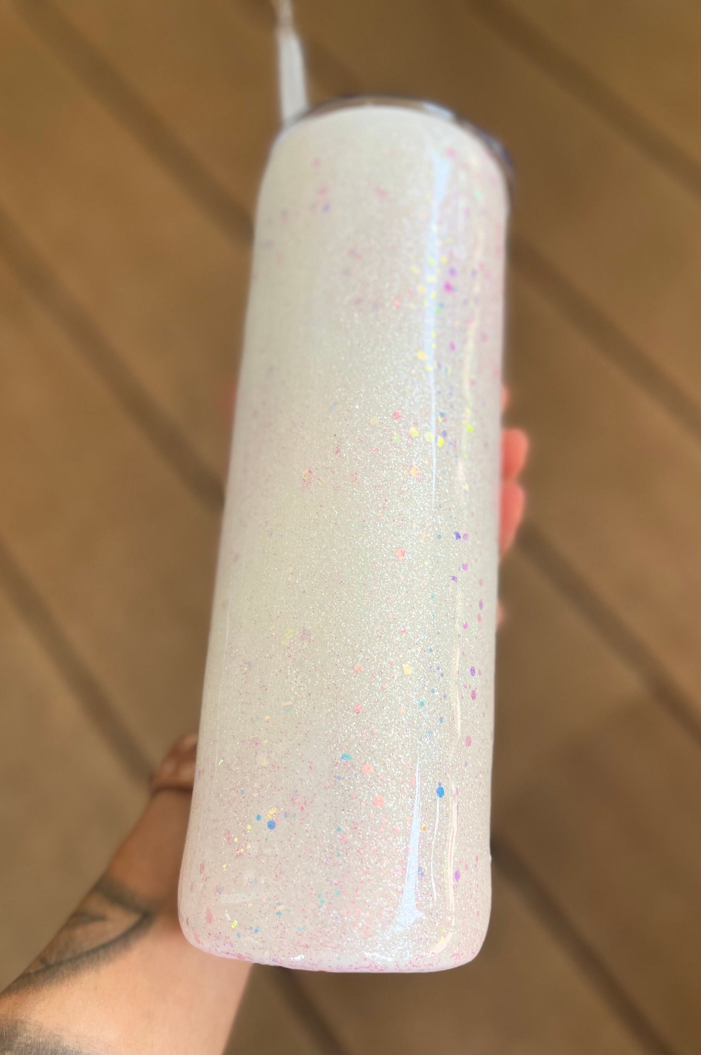 30 oz. Salty Tumbler Beach Tumbler Epoxy Tumbler Waves tumbler Pink glitter white glitter