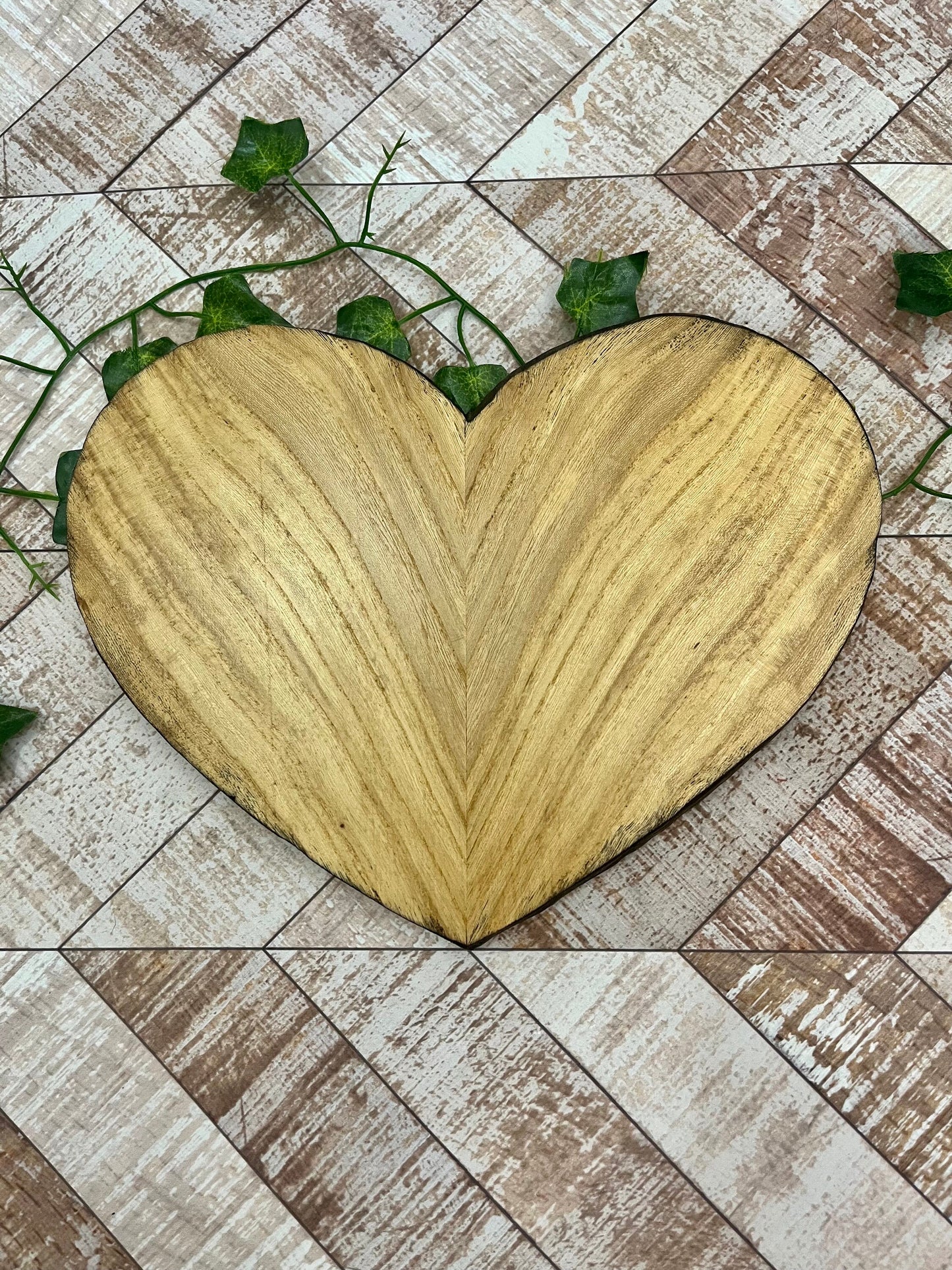 Wooden heart wooden art abstract art wall hanging heart wooden heart with hanging strip