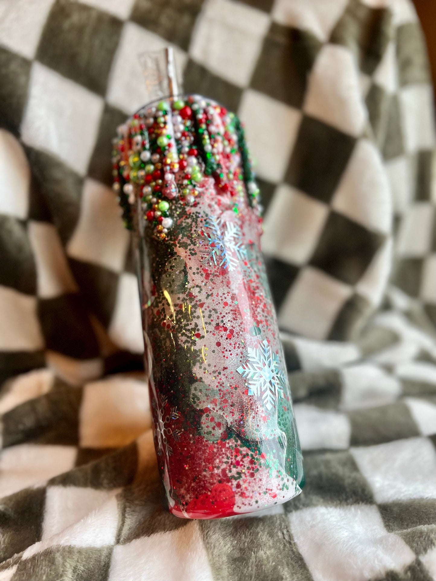 Merry and Bright Christmas Tumbler Epoxy Tumbler Christmas Gifts Christmas Coffee Cup Coffee Gifts Christmas Decor Merry Christmas Tumbler