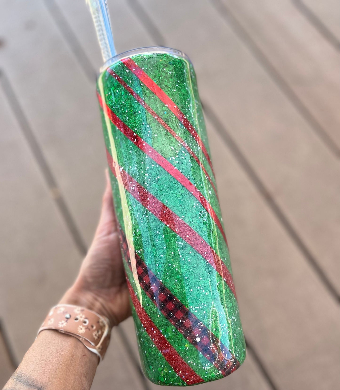 Merry and Bright Christmas Tumbler Epoxy Tumbler Christmas Gifts Christmas Coffee Cup Coffee Gifts Christmas Decor Merry Christmas Tumbler