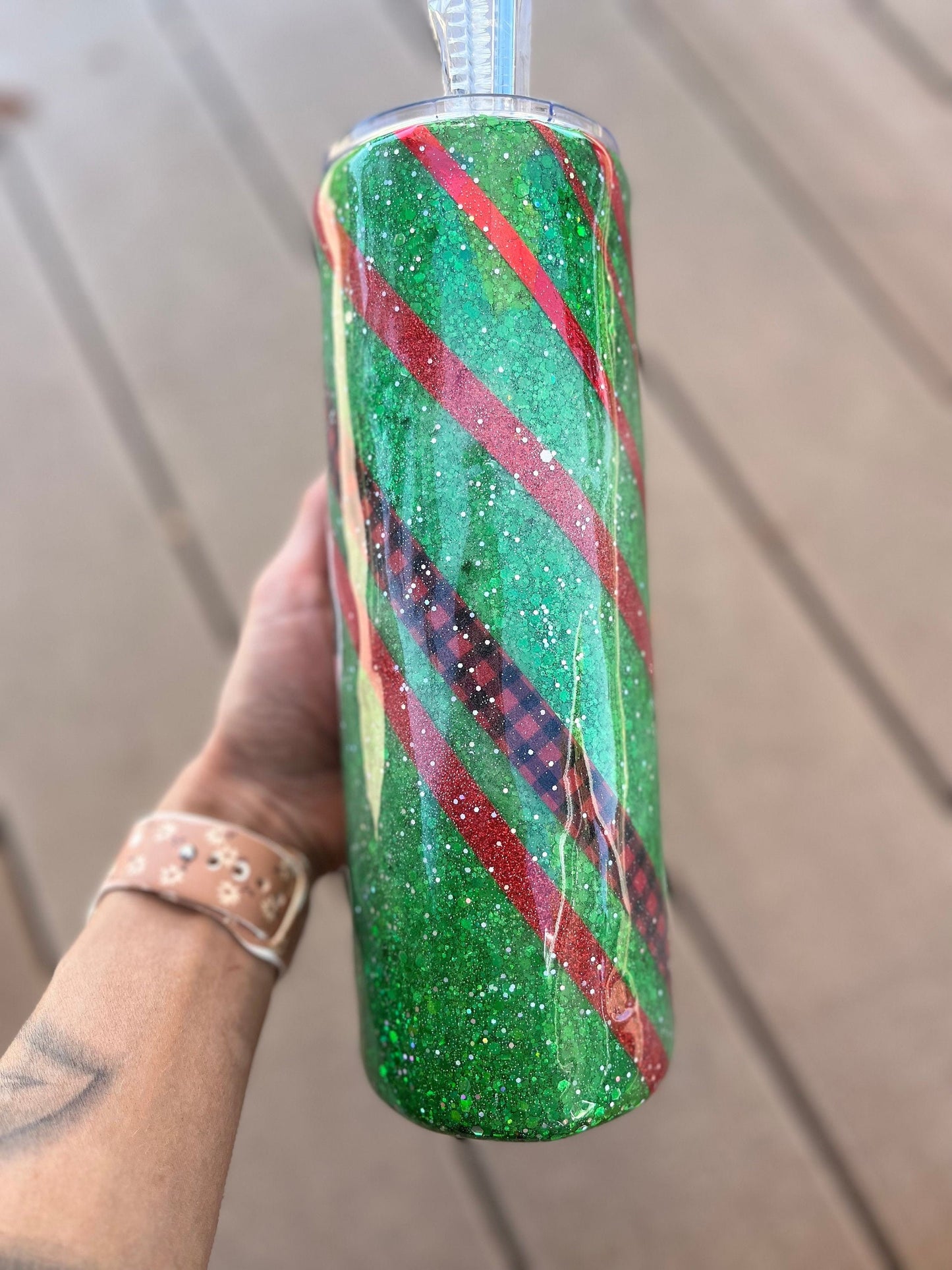 Merry and Bright Christmas Tumbler Epoxy Tumbler Christmas Gifts Christmas Coffee Cup Coffee Gifts Christmas Decor Merry Christmas Tumbler