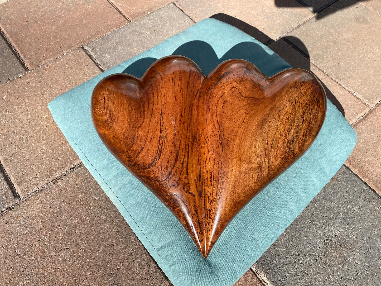 Large Wedding Two Become One Double 3D Heart Sculpture Anniversaries gift 20th anniversary wooden Art birthday gift Mother’s Day gift Wooden heart
