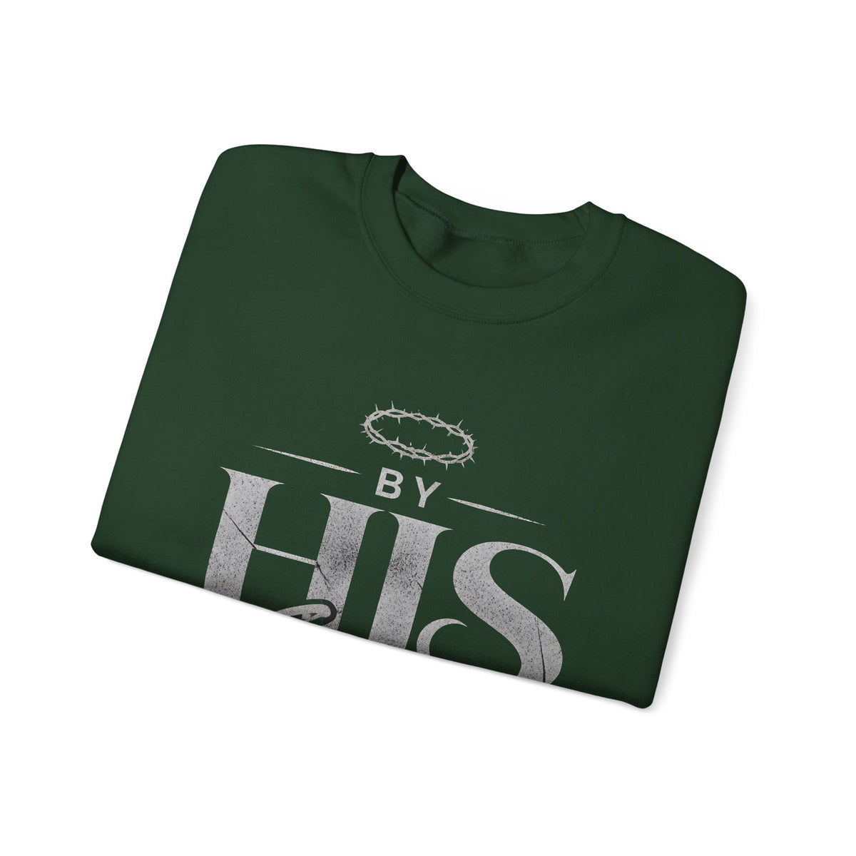 By His Grace Christian Sweatshirt – Faith-Based Inspirational Crewneck