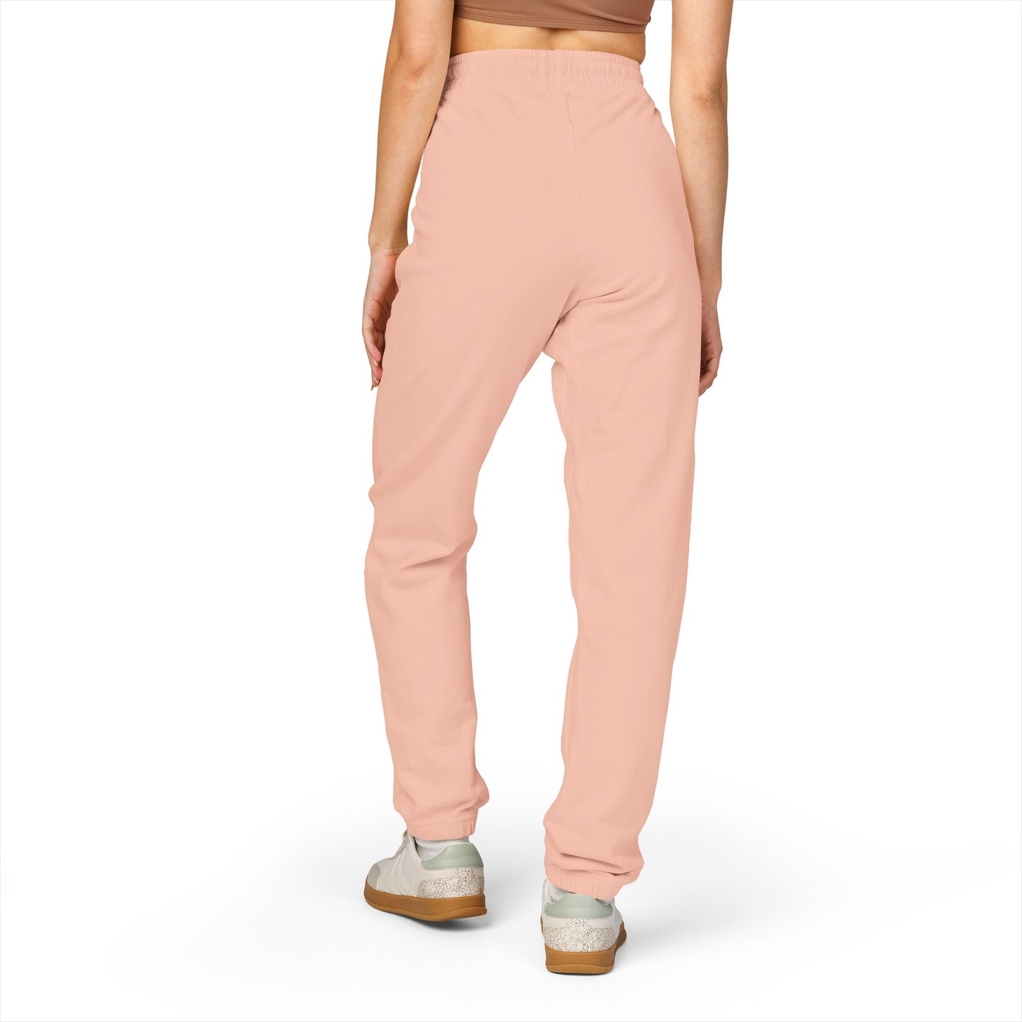 Fleece Sweatpants — 'Good Vibes' Side Script Joggers