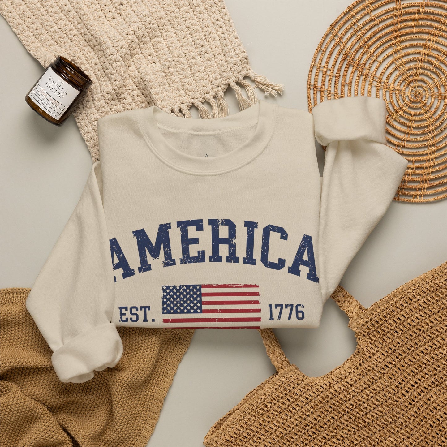 America EST. 1776 Crewneck Sweatshirt