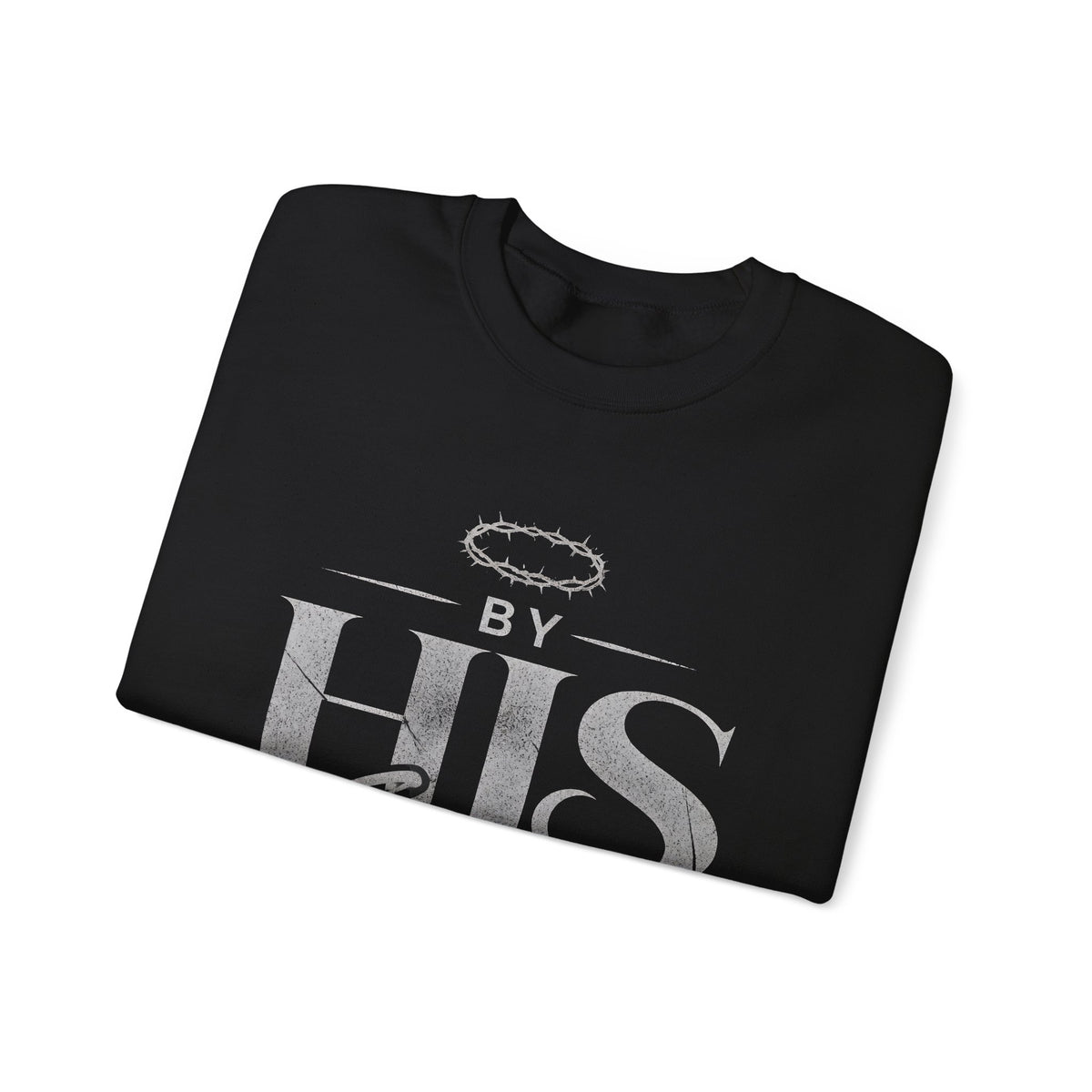 By His Grace Christian Sweatshirt – Faith-Based Inspirational Crewneck