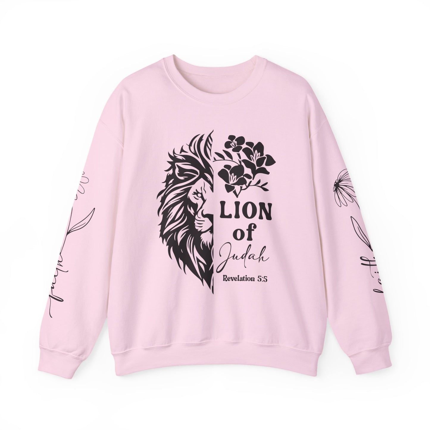 Lion of Judah Sweatshirt – Jesus Reigns Christian Crewneck