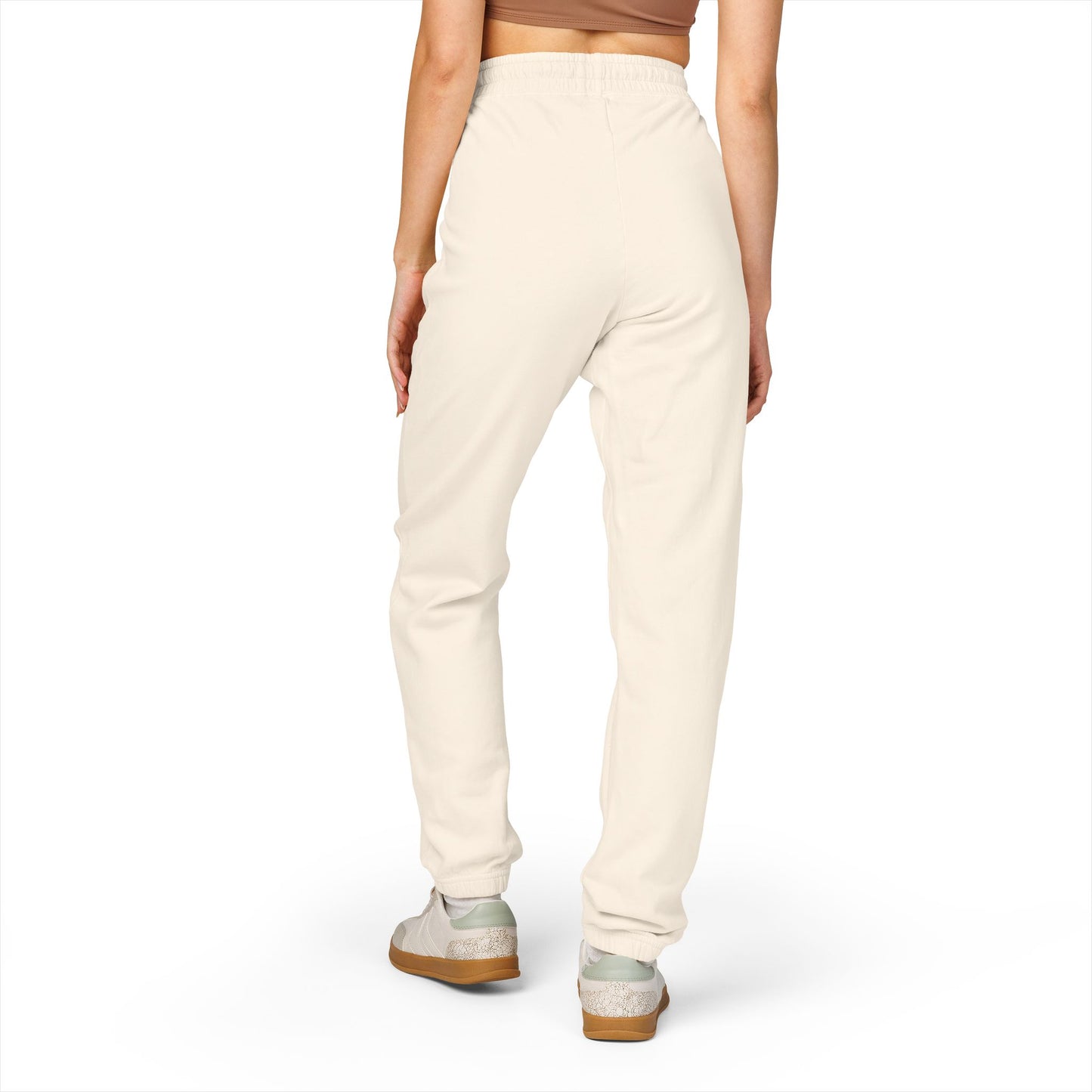 Fleece Sweatpants — 'Good Vibes' Side Script Joggers